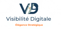 Logo Visibilité Digitale – agence marketing digital élégante et stratégique